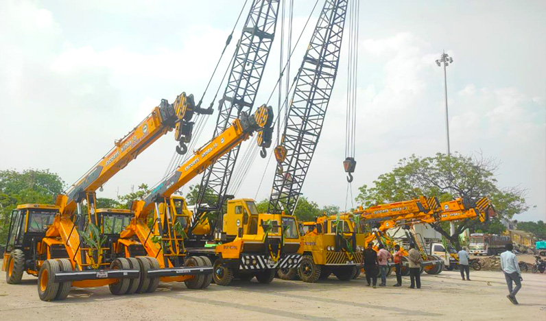 snow shipping crane service